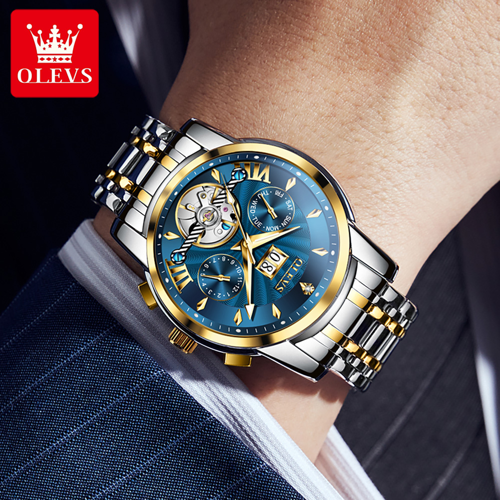 OLEVS Men Watches Luxury Fashi - Luxury Watch Display recensione e prezzo