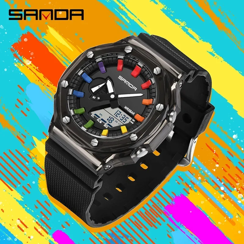 SANDA G style Men Watch Countd - Luxury Watch G Shock recensione e prezzo