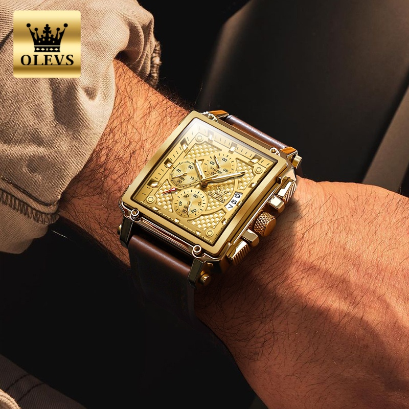 OLEVS brand mens watches water - Luxury Watch Gold recensione e prezzo