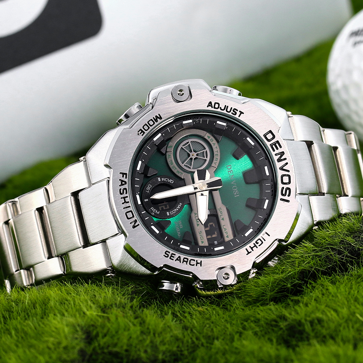 DENVOSI Men's Steel Heart Quar - Open Heart Watch recensione e prezzo