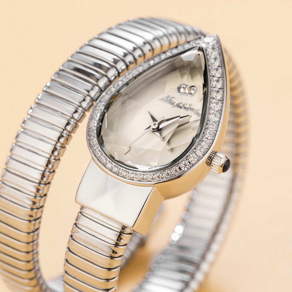 MISSFOX Snake Shape Diamond Wa - Open Heart Watch recensione e prezzo