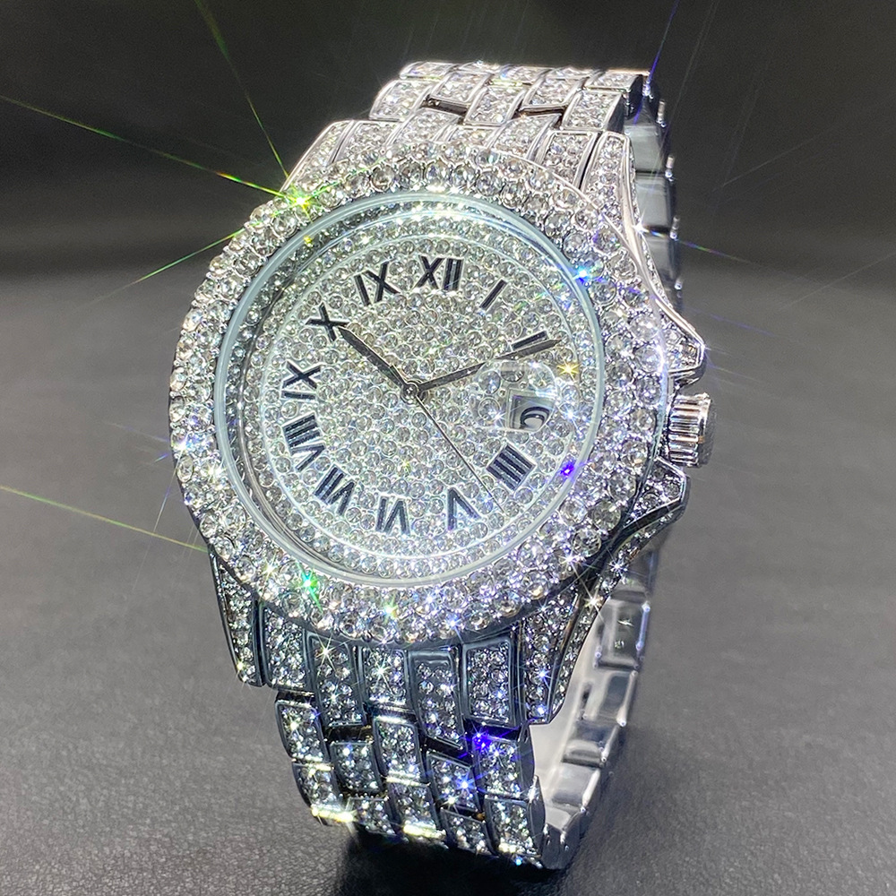 Big Gold Silver Black Wristwat - Luxury Watch Gold recensione e prezzo