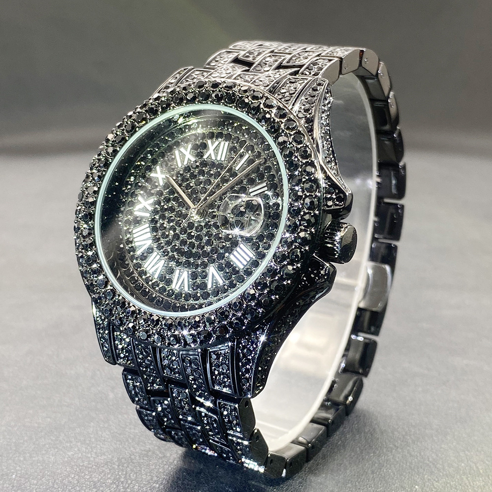 Big Gold Silver Black Wristwat - Luxury Watch Gold recensione e prezzo