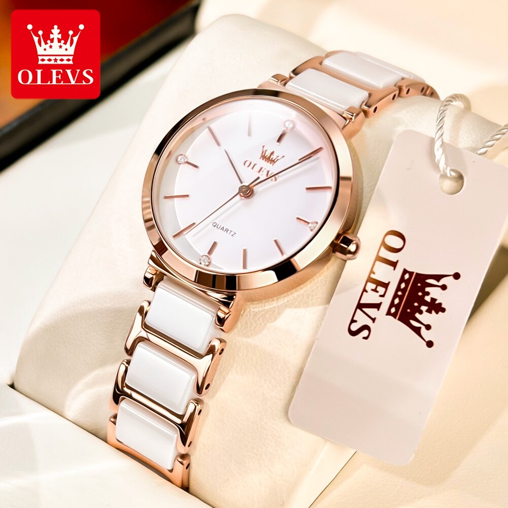OLEVS Fashion Women Watches Re - Luxury Watch Gold recensione e prezzo