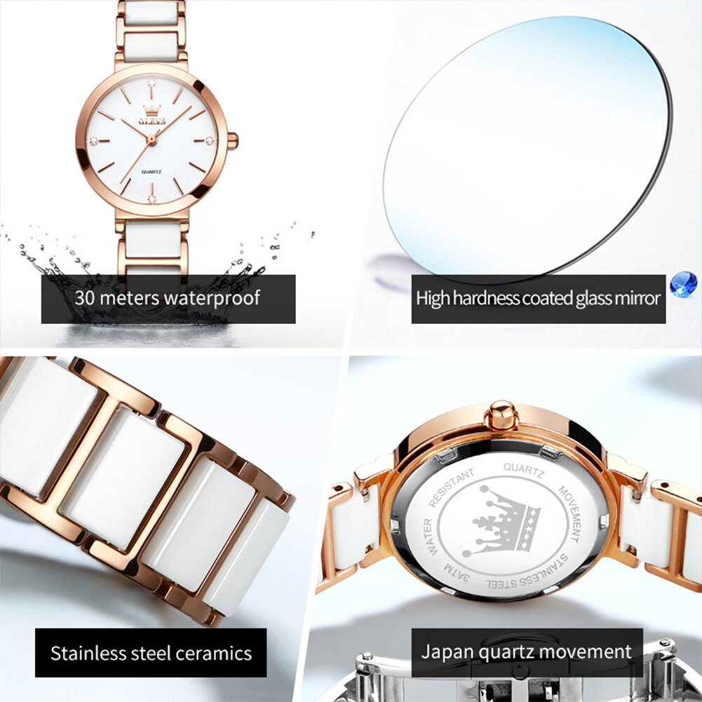 OLEVS Fashion Women Watches Re - Luxury Watch Gold recensione e prezzo